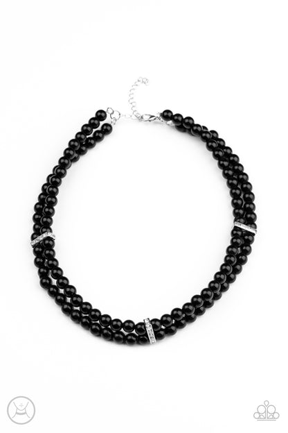 Put On Your Party Dress-Black Necklace