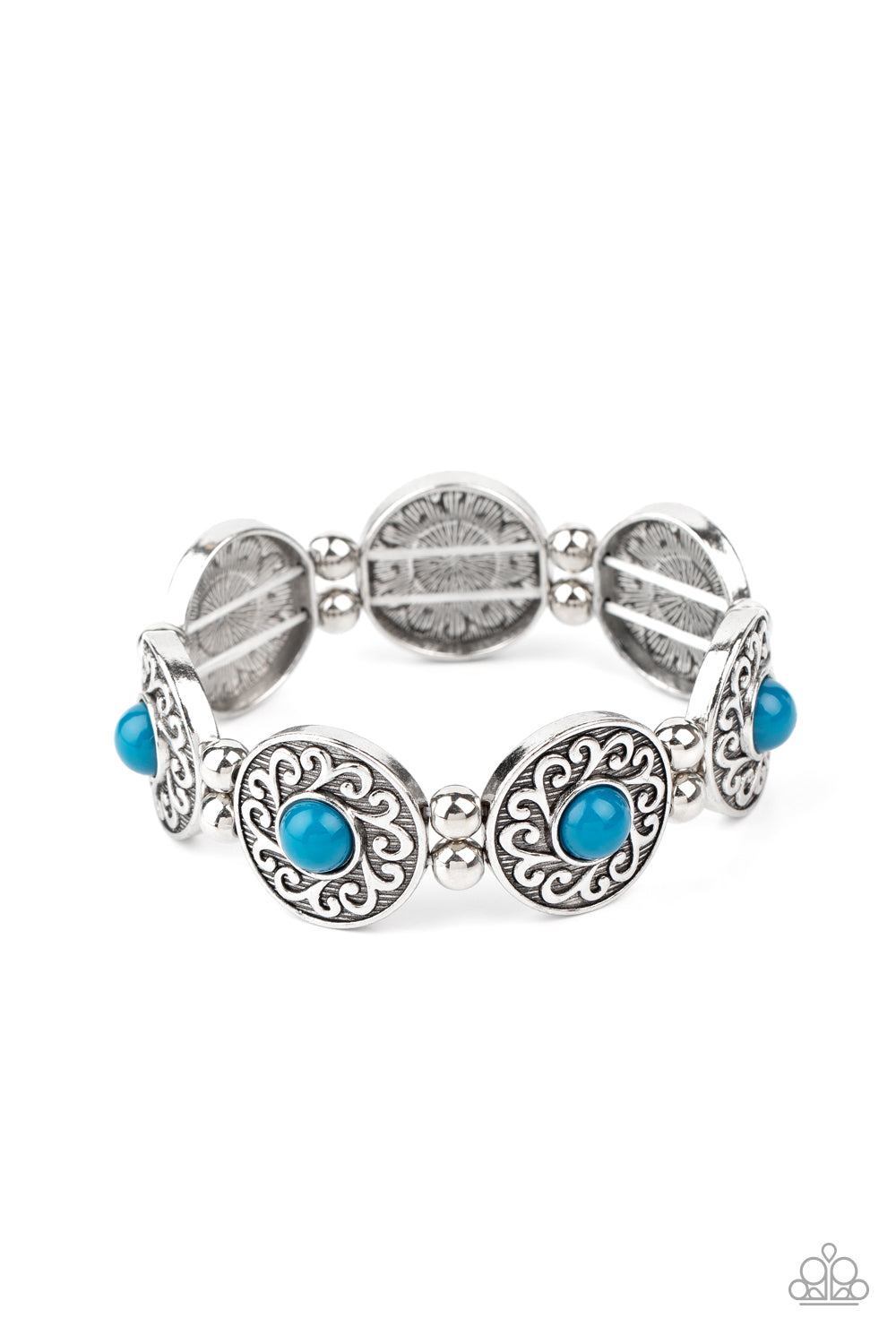 Flirty Finery-Blue Bracelet