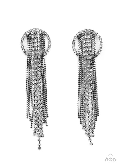 Dazzle by Default-Black Post Earring