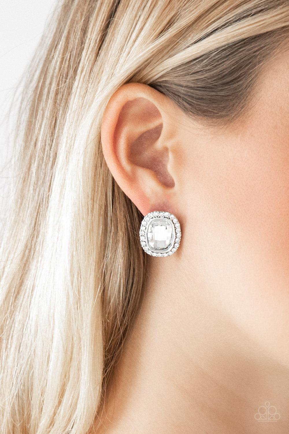 The Modern Monroe - White Earring