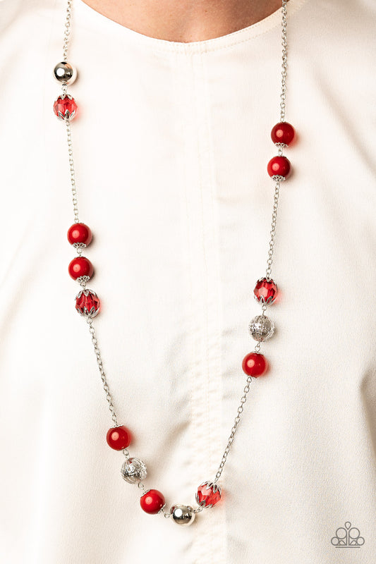 Fruity Fashion-Red Necklace