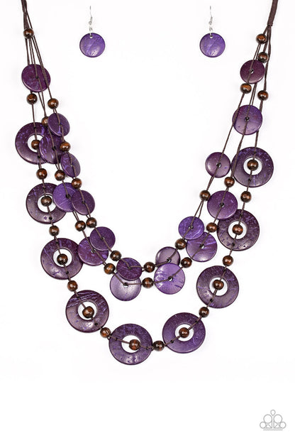 Catalina Coasting-Purple Necklace