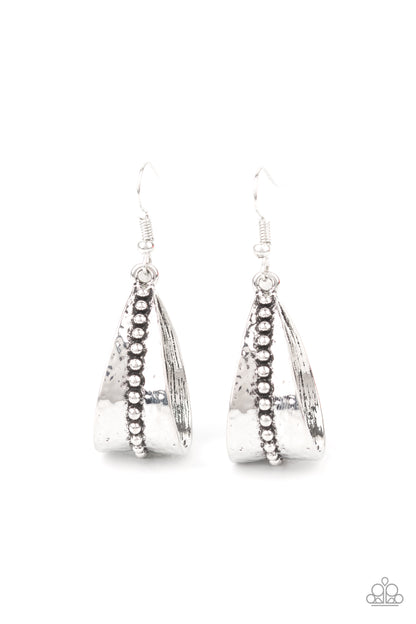 STIRRUP Some Trouble-Silver Earring