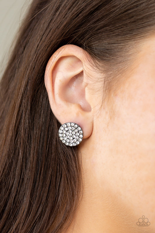 Greatest Of All Time-Black Post Earring