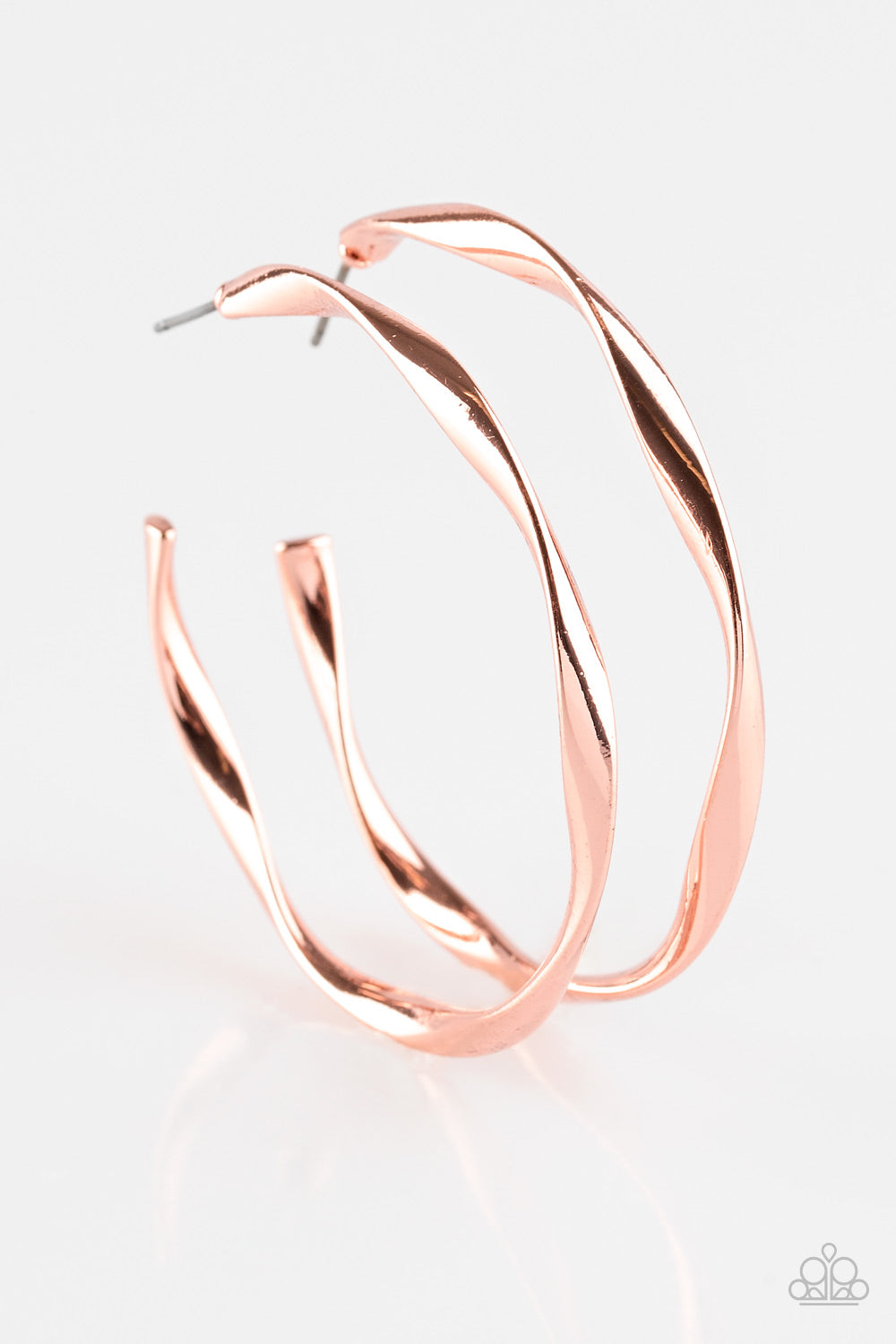 Plot Twist-Copper Earring