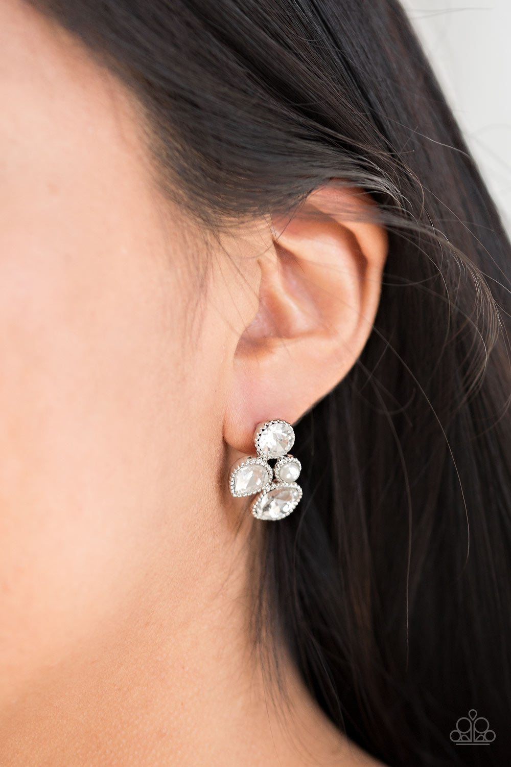 Super Superstar-White Post Earring