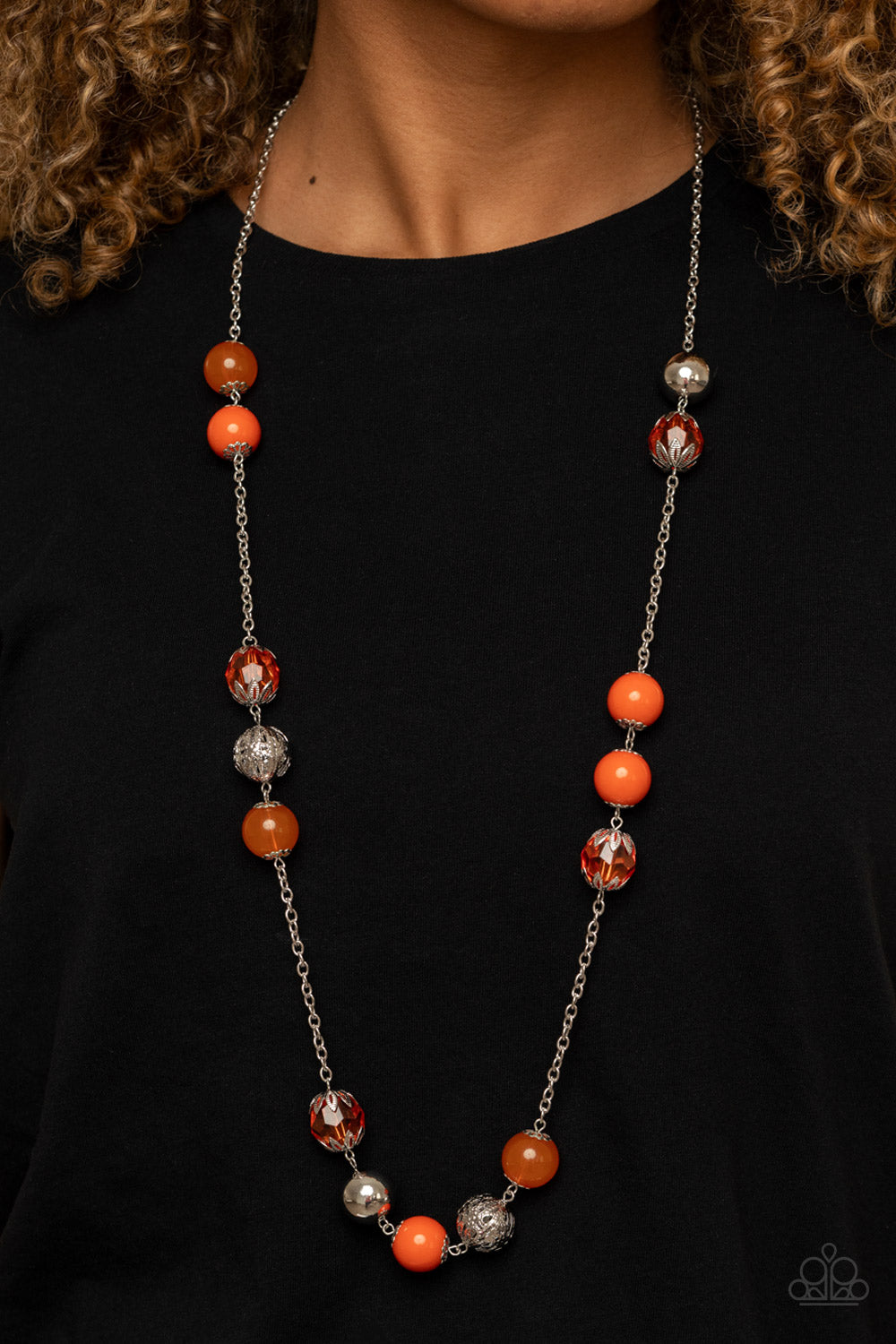 Fruity Fashion-Orange Necklace