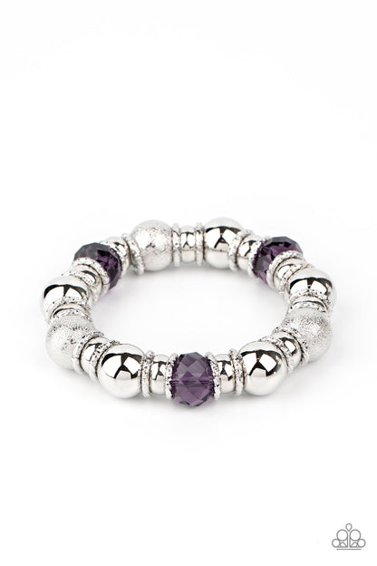 Take Your Best Shot-Purple Bracelet