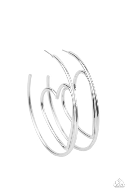 Love At First BRIGHT-Silver Hoop Earring