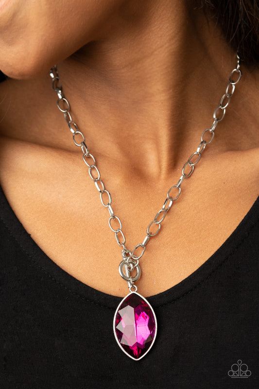 Unlimited Sparkle-Pink Necklace