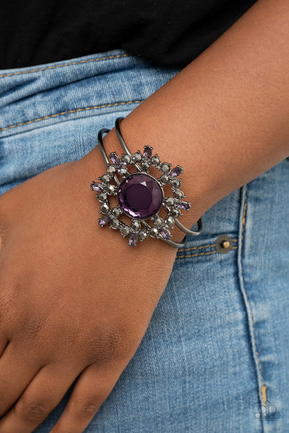 Elaborate Elegance-Purple Bracelet
