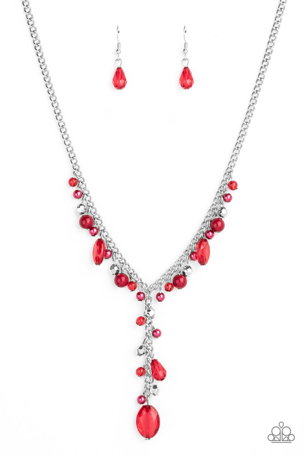 Crystal Couture-Red Necklace