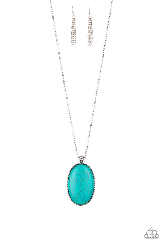 Stone Stampede - Blue.Necklace