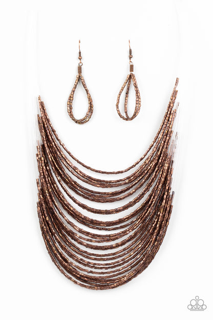 Catwalk Queen-Copper Necklace