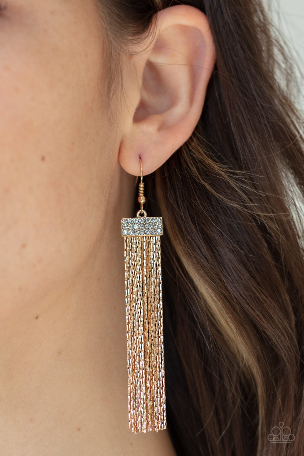 Twinkling Tapestry-Gold Earring