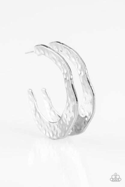 The HOOP Up-Silver Hoop Earring