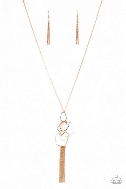 The Penthouse Gold Necklace-Gold