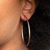 Cool Curves-Copper Hoop Earring