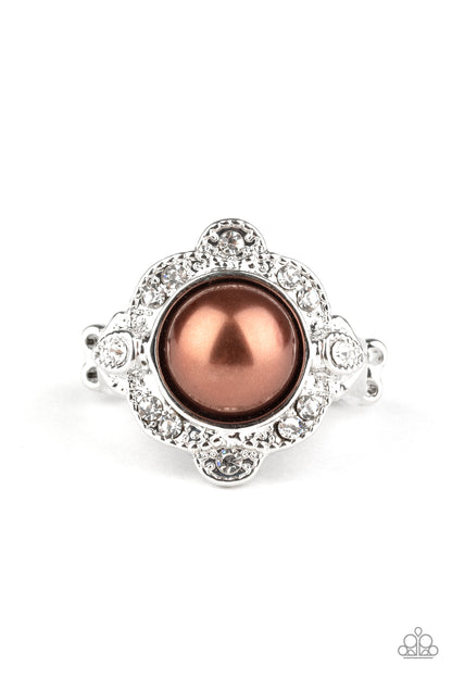Ornamental Opulence-Brown Ring