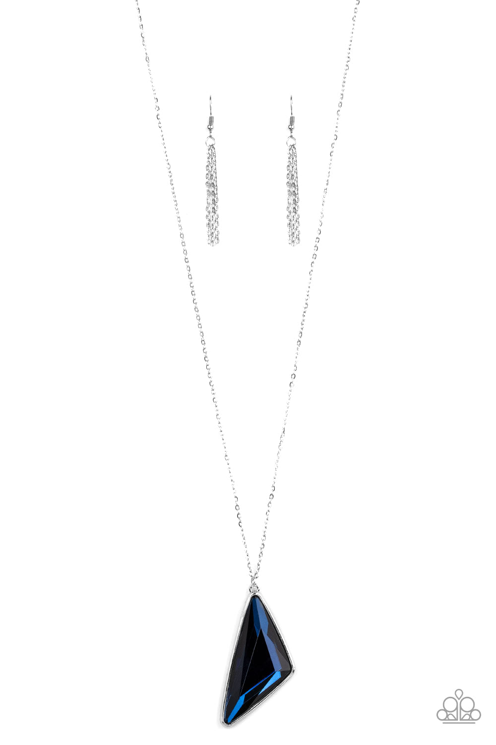 Ultra Sharp-Blue Necklace