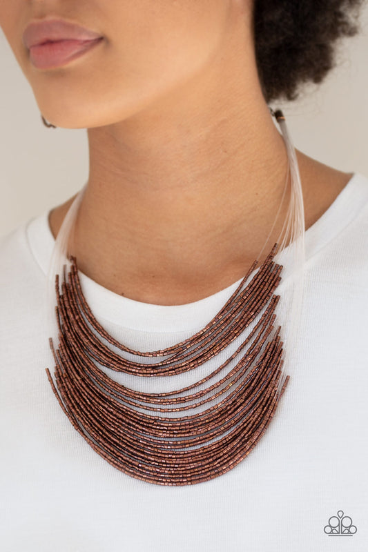 Catwalk Queen-Copper Necklace