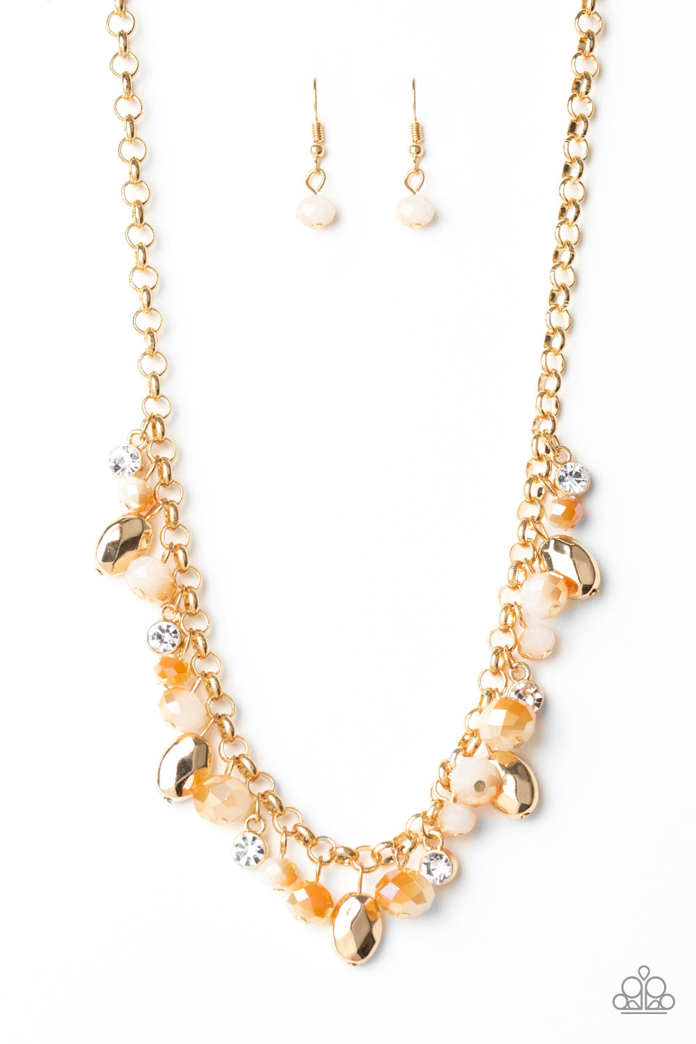 Downstage Dazzle-Gold Necklace