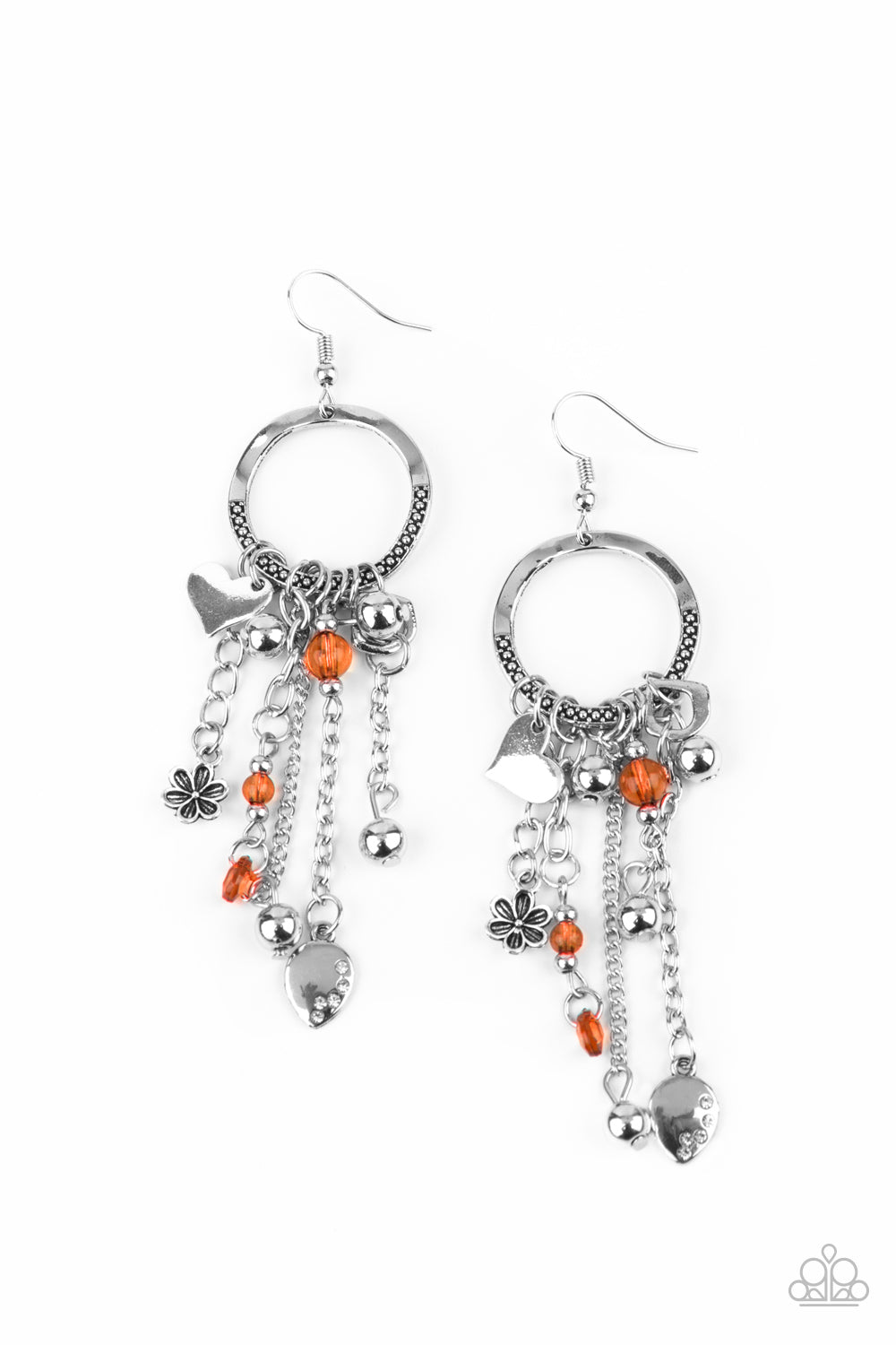 Charm School-Orange Earring