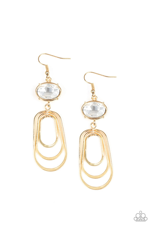 Drop-Dead Glamorous-Gold Earring