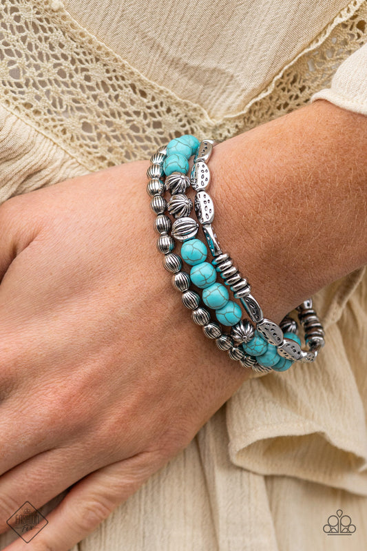 Trail Mix Mecca-Blue Bracelet