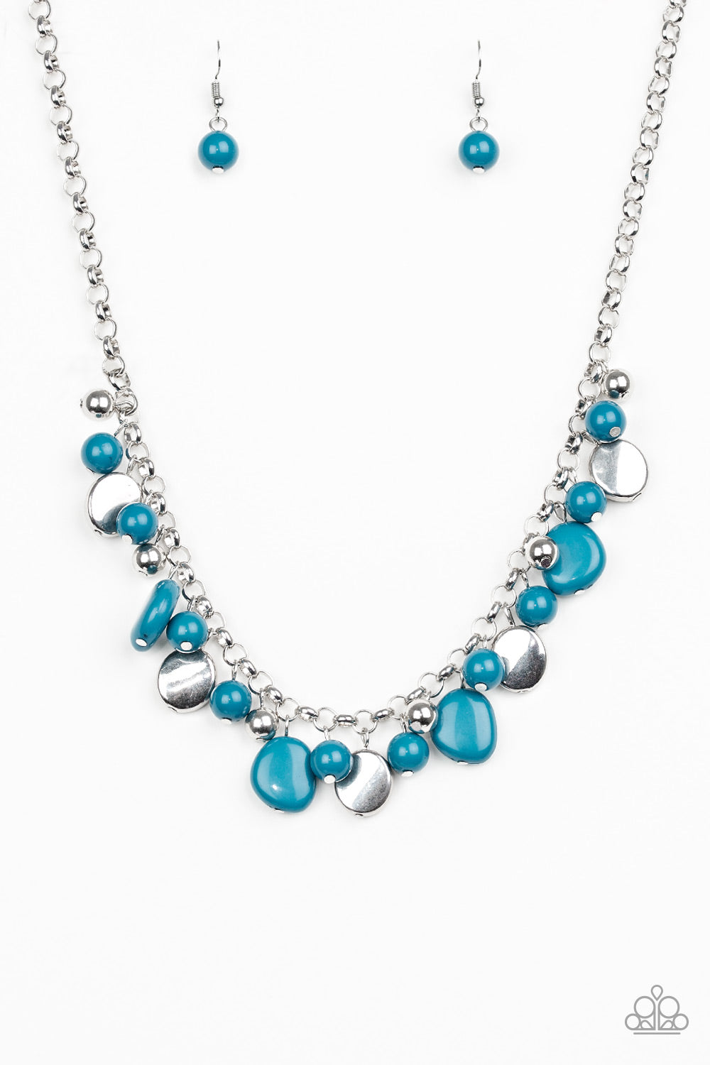 Flirtatiously Florida-Blue Necklace