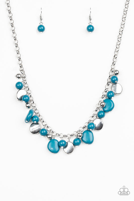 Flirtatiously Florida-Blue Necklace