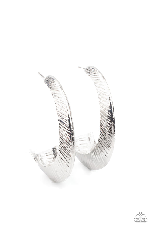 I Double FLARE You - Silver Earring