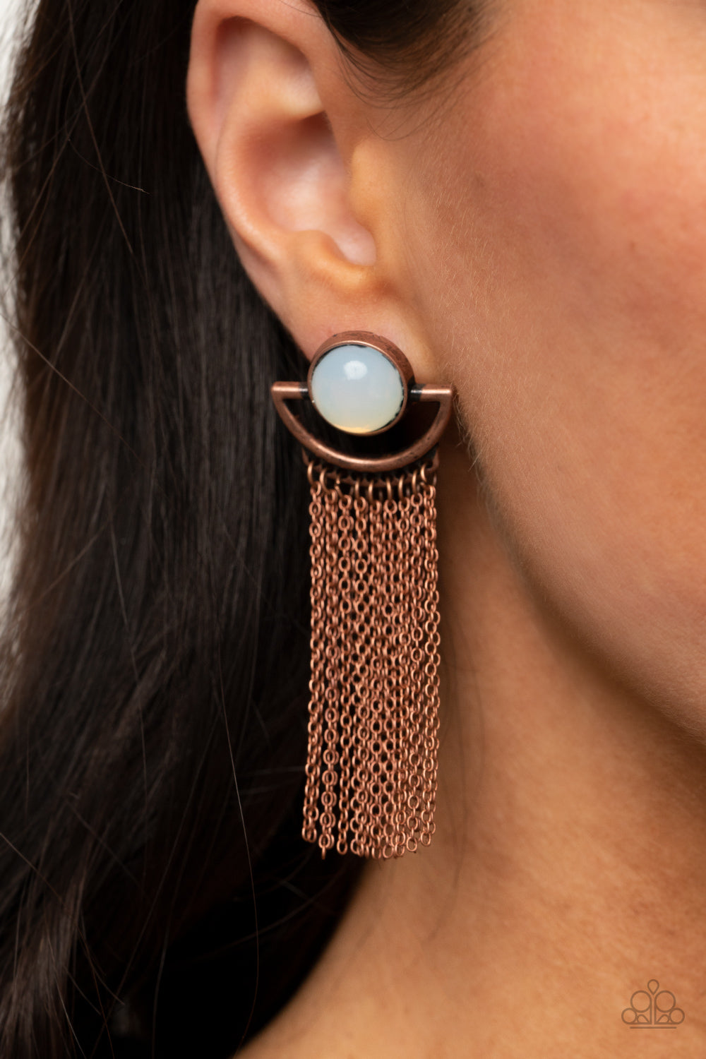 Opal Oracle - Copper Earring