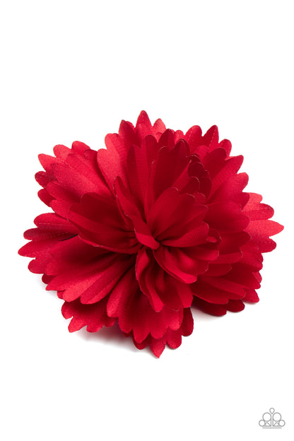 Picnic Posh - Red Bow Hair Clip