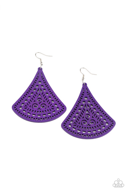 FAN to FAN - Purple Earring