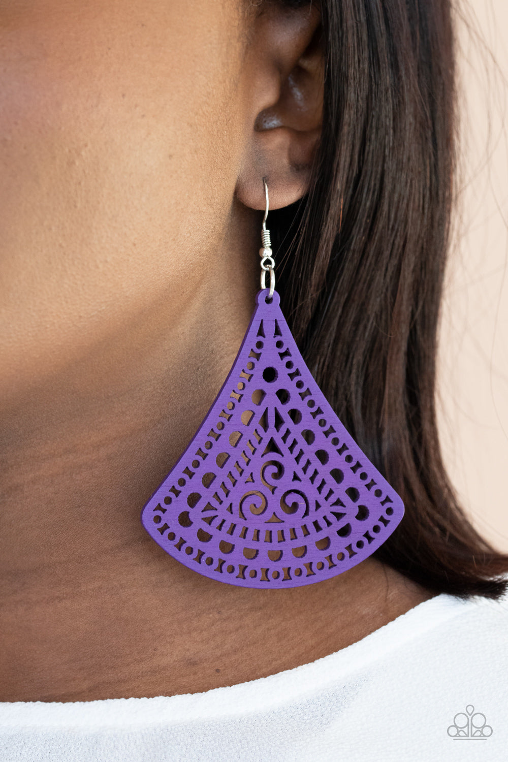 FAN to FAN - Purple Earring