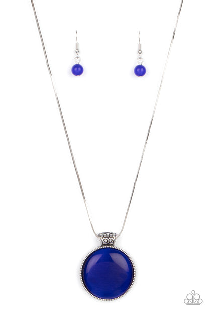 Look Into My Aura - Blue Necklace