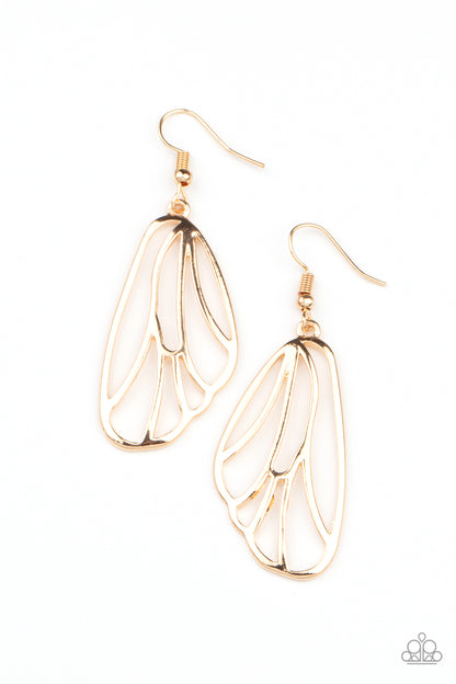 Turn Into A Butterfly - Gold Earring