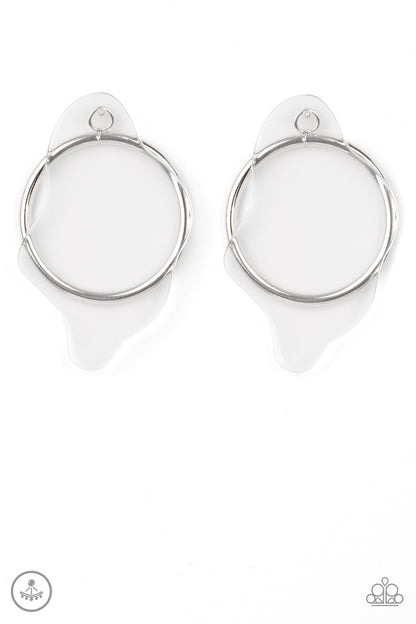 Clear The Way! - White Earring