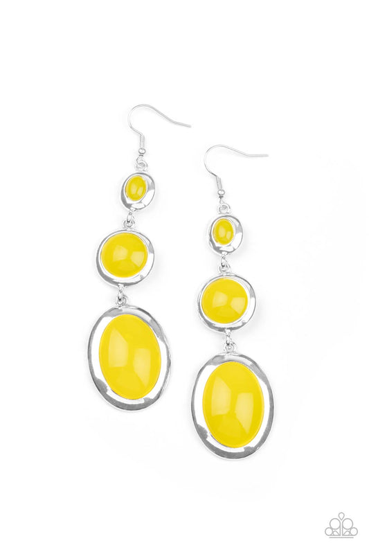 Retro Reality - Yellow Earring