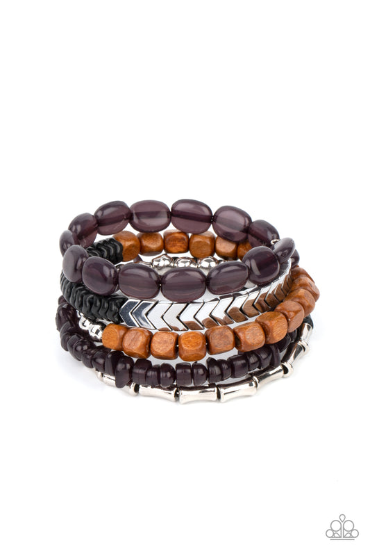 Outdoor Retreat - Black Bracelet