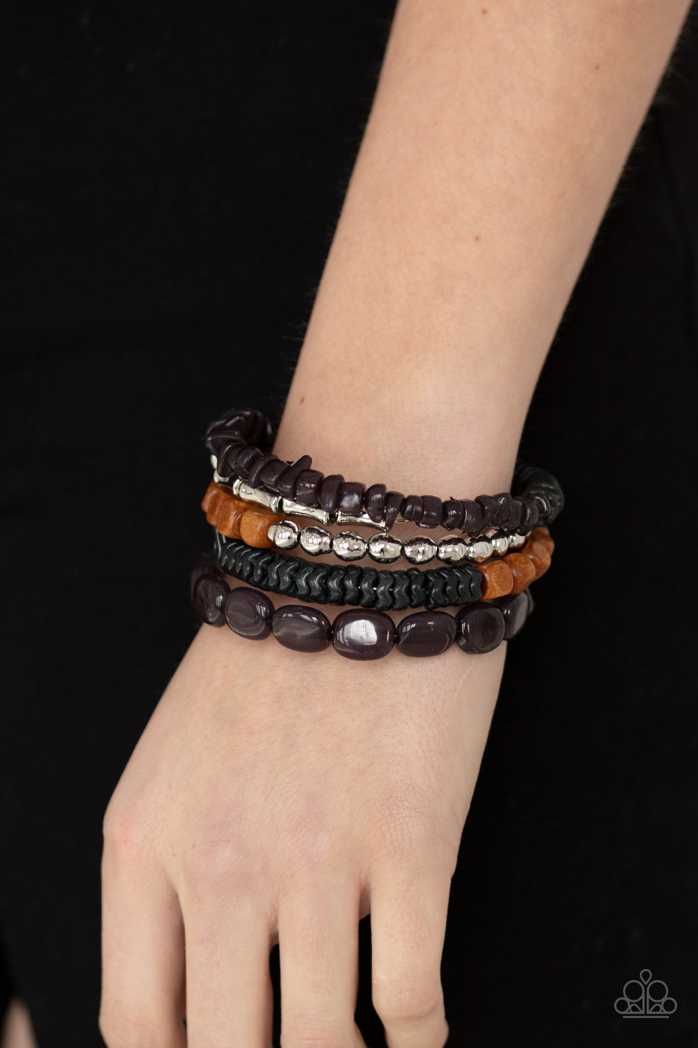 Outdoor Retreat - Black Bracelet