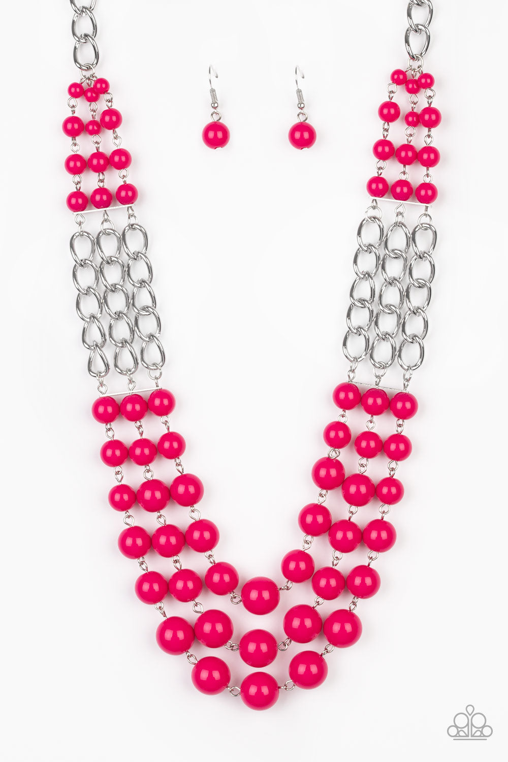 A La Vogue-Pink Necklace