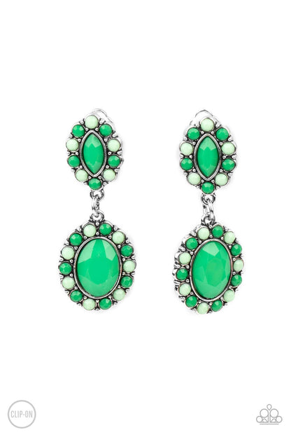 Positively Pampered - Green Earring