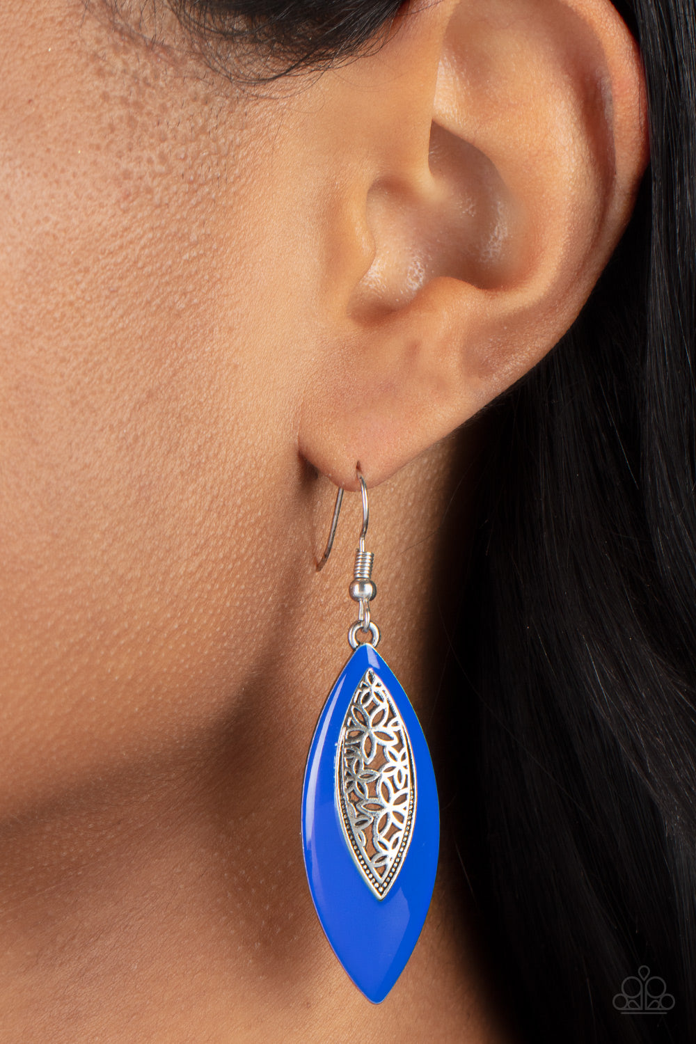 Venetian Vanity - Blue Earring