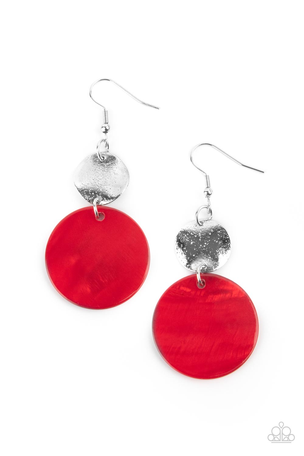 Opulently Oasis - Red Earring