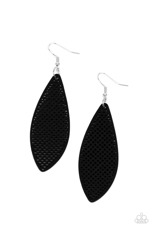 Surf Scene - Black Earring