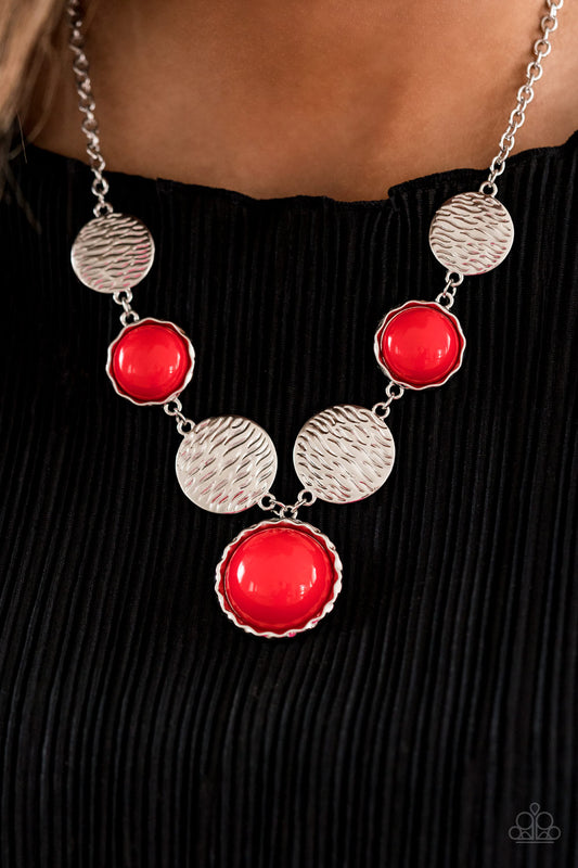 Bohemian Bombshell-Red Necklace