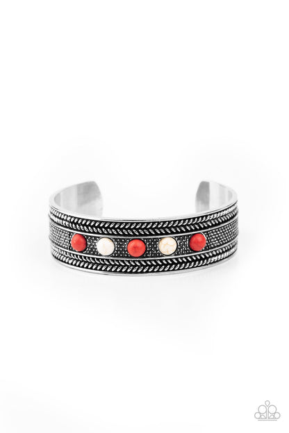 Quarry Quake-Red Bracelet