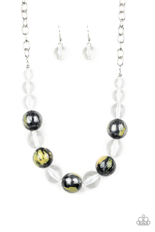 Torrid Tide-Yellow Necklace